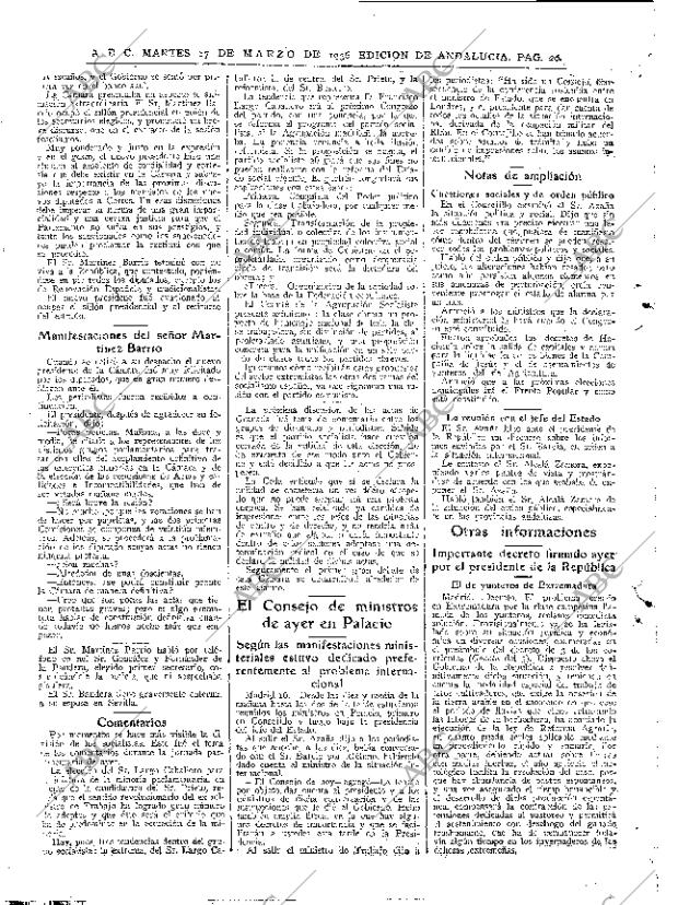 ABC SEVILLA 17-03-1936 página 20