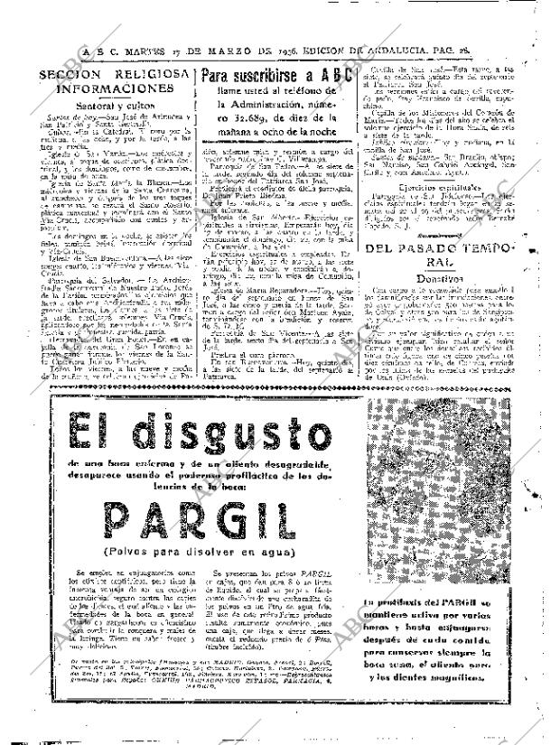 ABC SEVILLA 17-03-1936 página 28