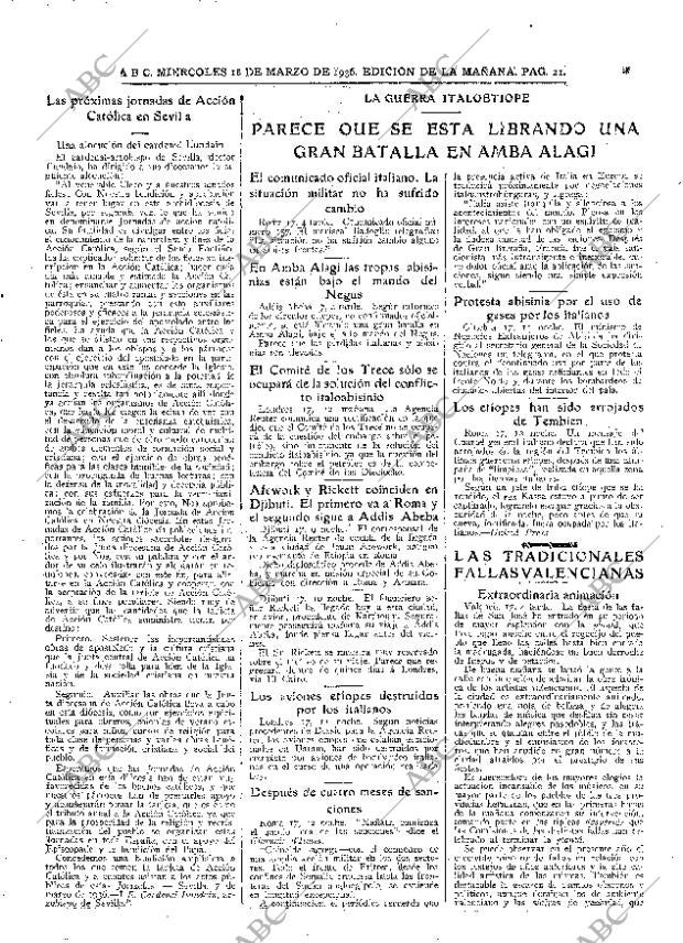 ABC MADRID 18-03-1936 página 21