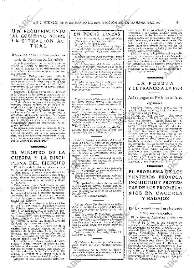 ABC MADRID 18-03-1936 página 23