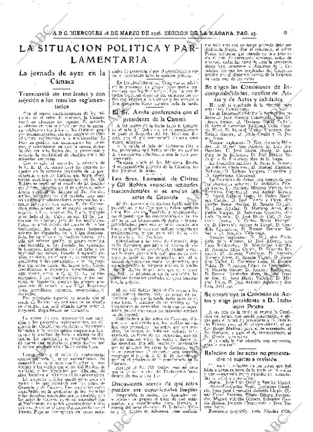 ABC MADRID 18-03-1936 página 25