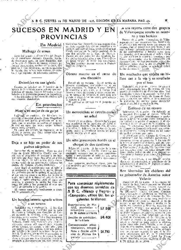 ABC MADRID 19-03-1936 página 45
