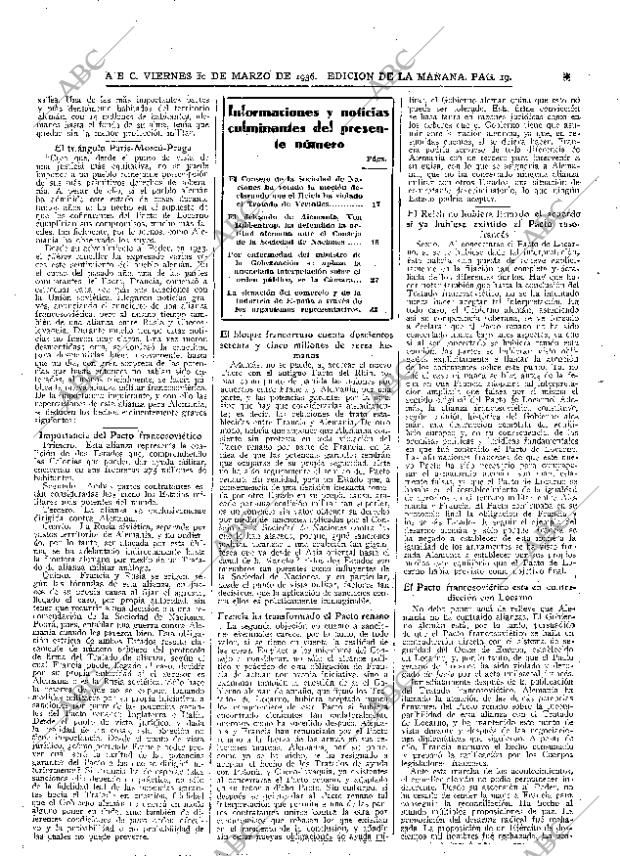 ABC MADRID 20-03-1936 página 19