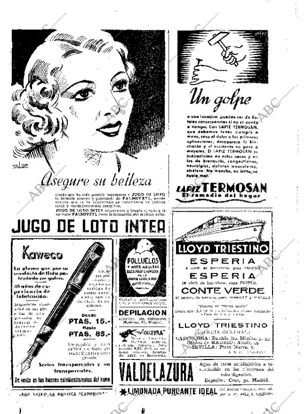 ABC MADRID 21-03-1936 página 2