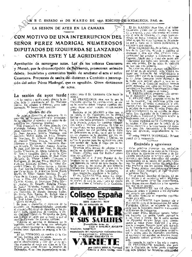 ABC SEVILLA 21-03-1936 página 21