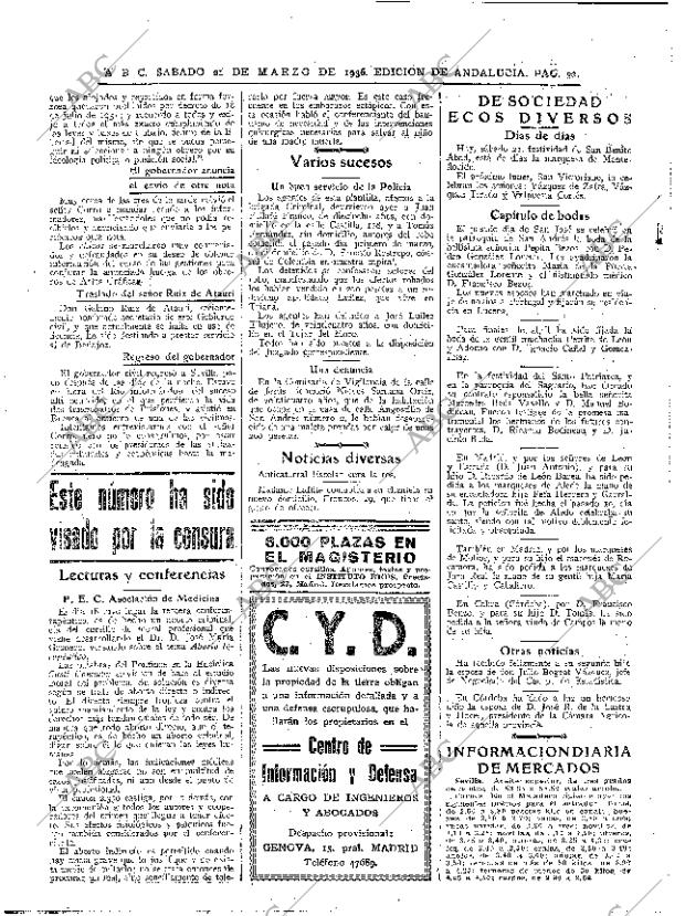 ABC SEVILLA 21-03-1936 página 32