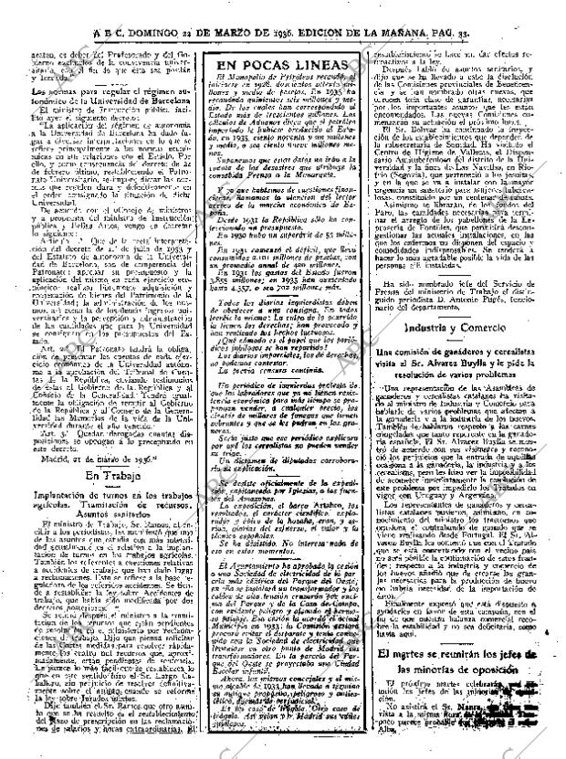 ABC MADRID 22-03-1936 página 33