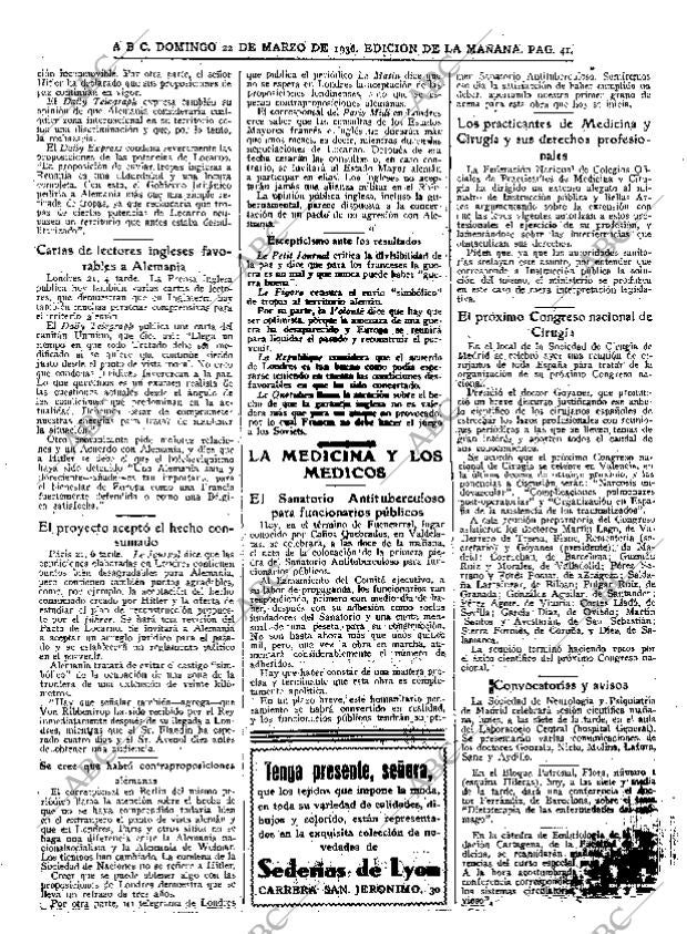 ABC MADRID 22-03-1936 página 41