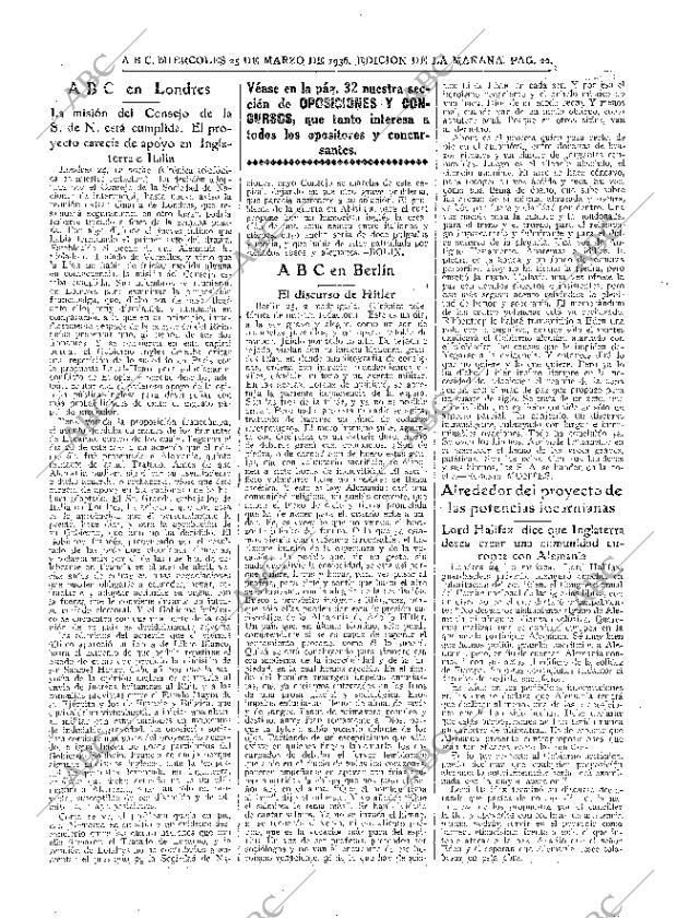 ABC MADRID 25-03-1936 página 22