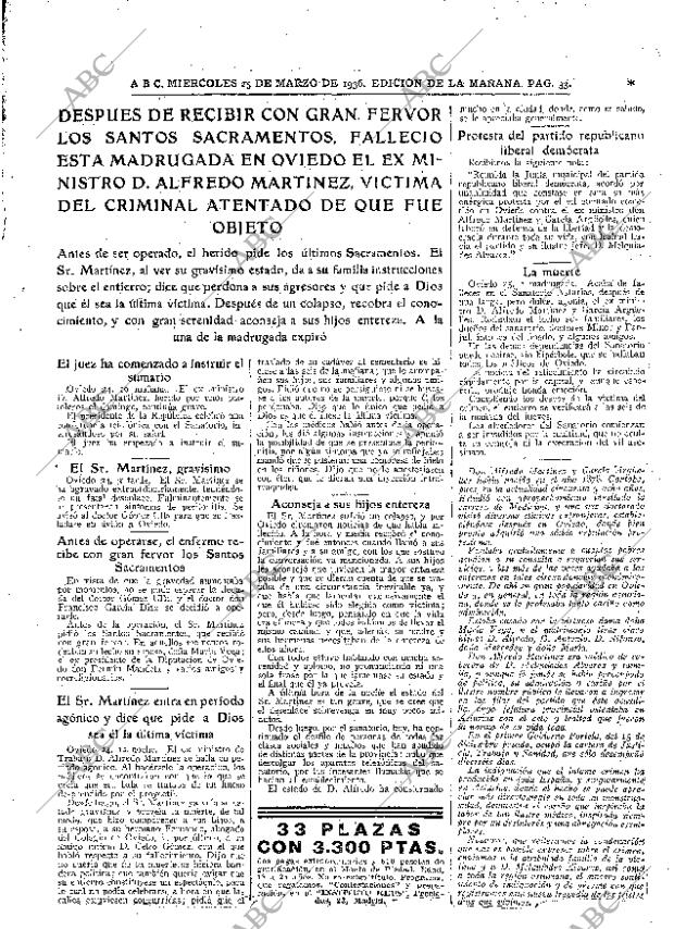 ABC MADRID 25-03-1936 página 33