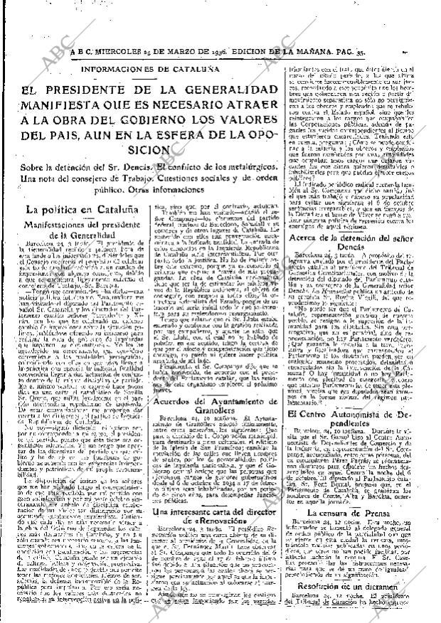 ABC MADRID 25-03-1936 página 35