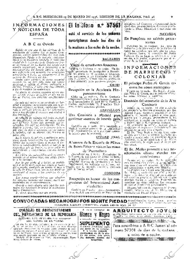 ABC MADRID 25-03-1936 página 46