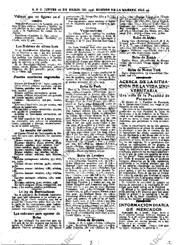 ABC MADRID 26-03-1936 página 44