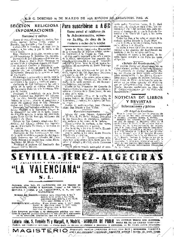 ABC SEVILLA 29-03-1936 página 48