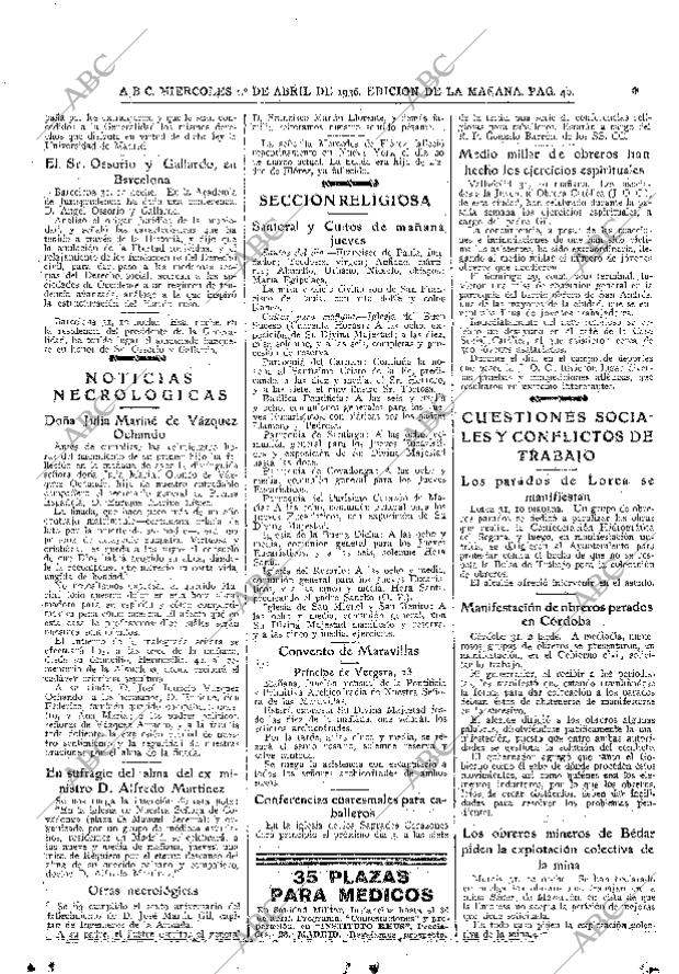 ABC MADRID 01-04-1936 página 40