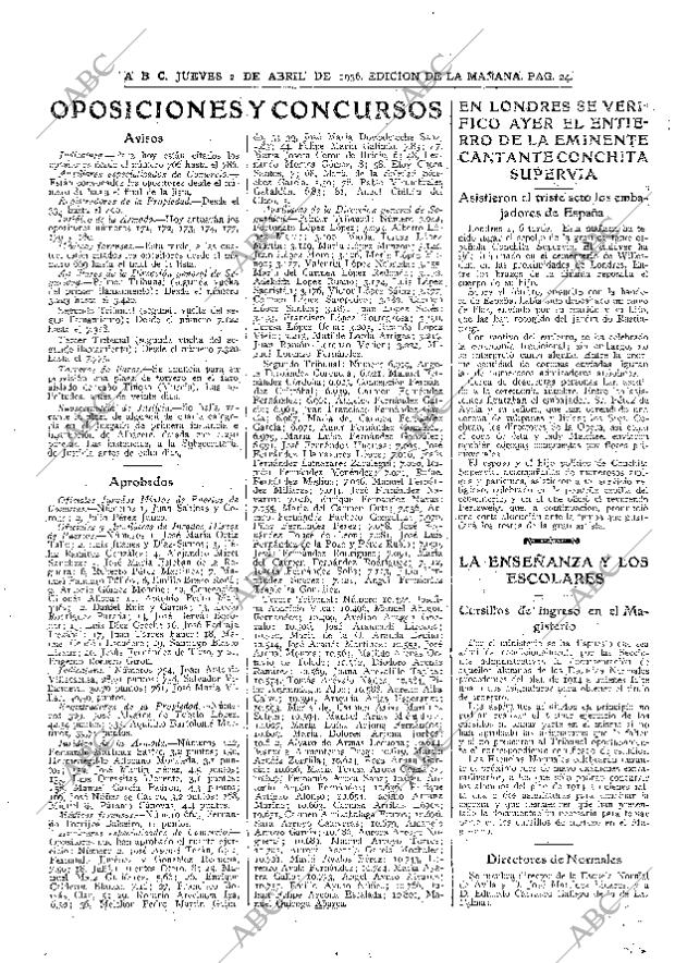 ABC MADRID 02-04-1936 página 24