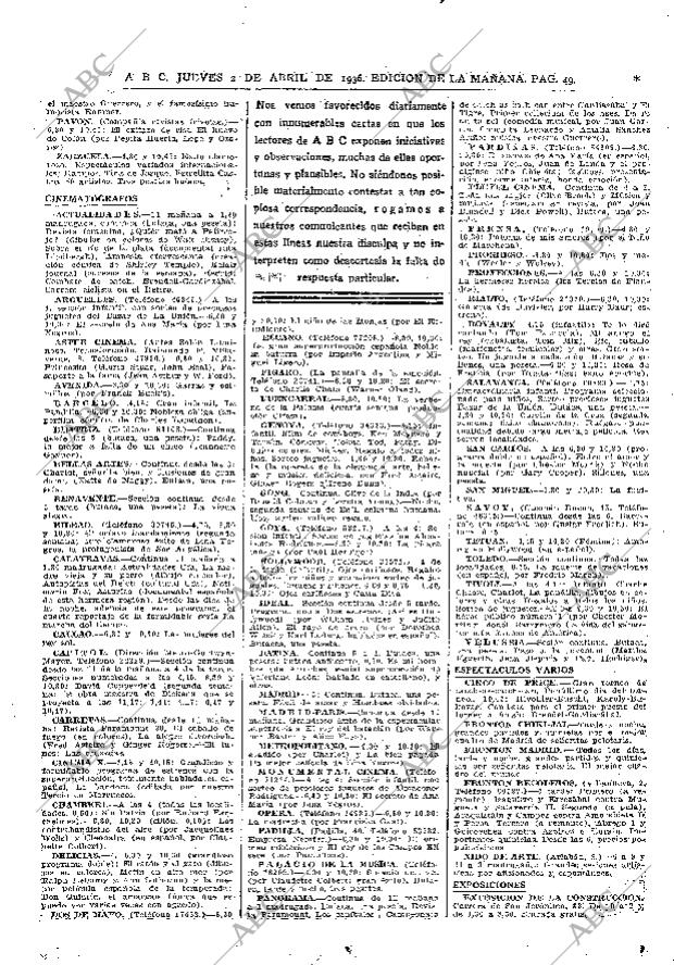 ABC MADRID 02-04-1936 página 49