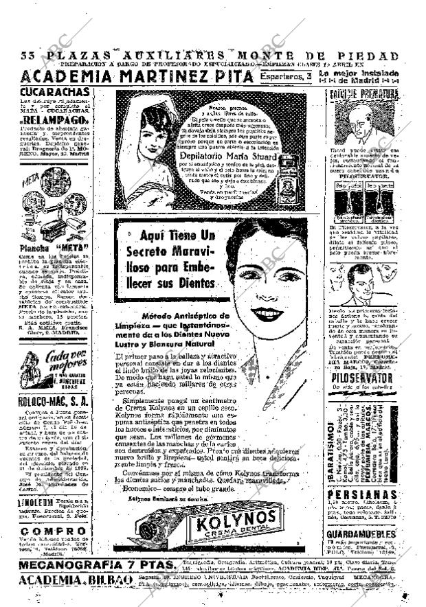 ABC MADRID 02-04-1936 página 57