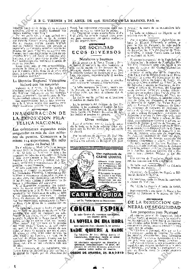 ABC MADRID 03-04-1936 página 22