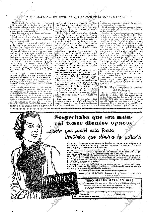 ABC MADRID 04-04-1936 página 20