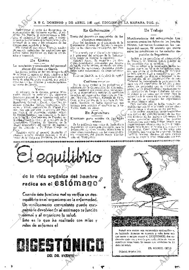 ABC MADRID 05-04-1936 página 32