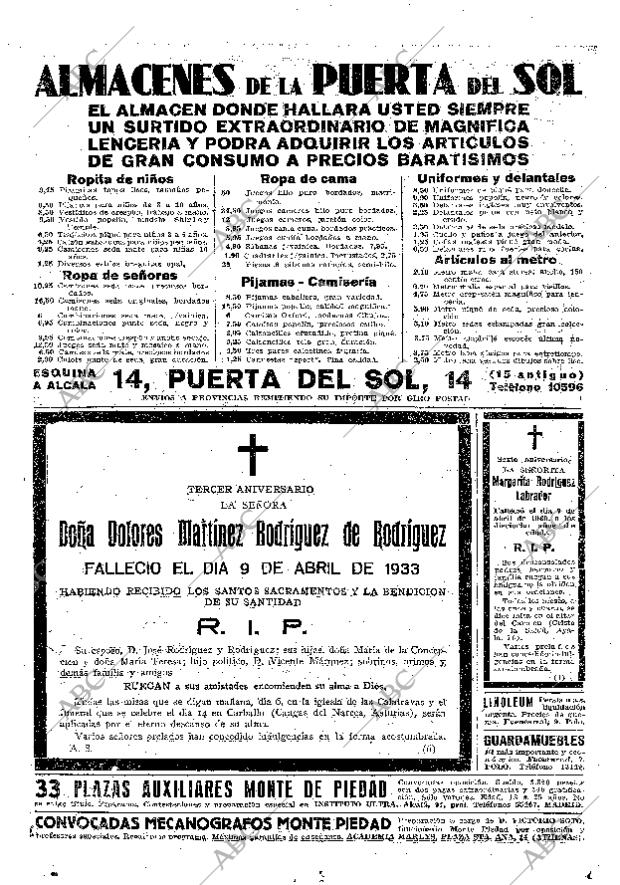 ABC MADRID 05-04-1936 página 73
