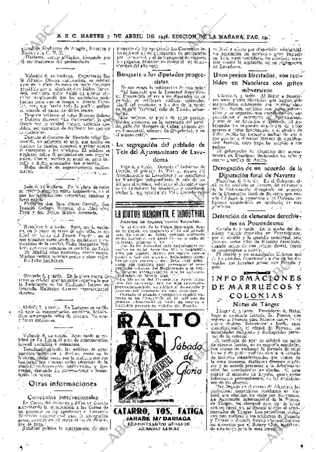 ABC MADRID 07-04-1936 página 19