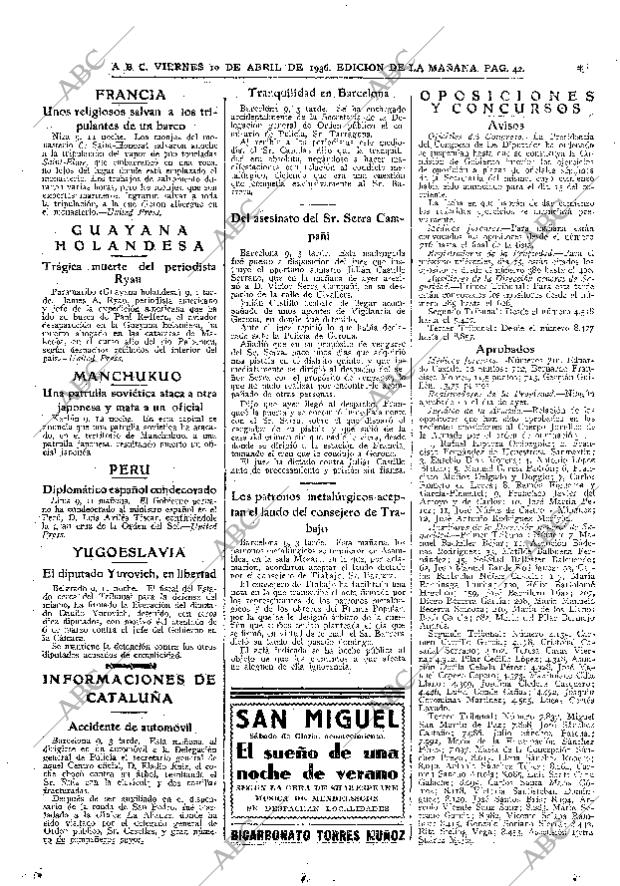 ABC MADRID 10-04-1936 página 42