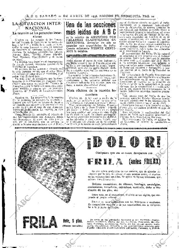 ABC SEVILLA 11-04-1936 página 16
