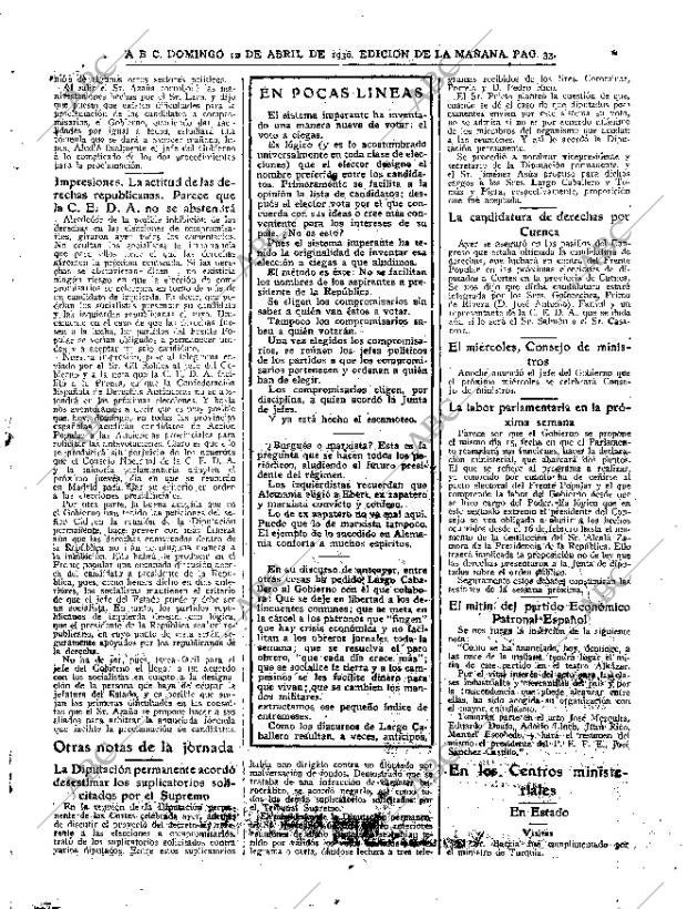 ABC MADRID 12-04-1936 página 33