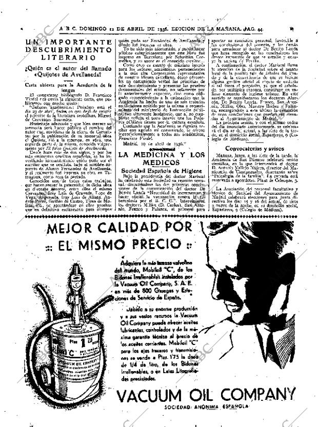 ABC MADRID 12-04-1936 página 44