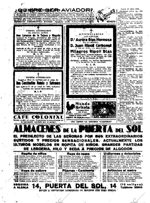ABC MADRID 12-04-1936 página 70