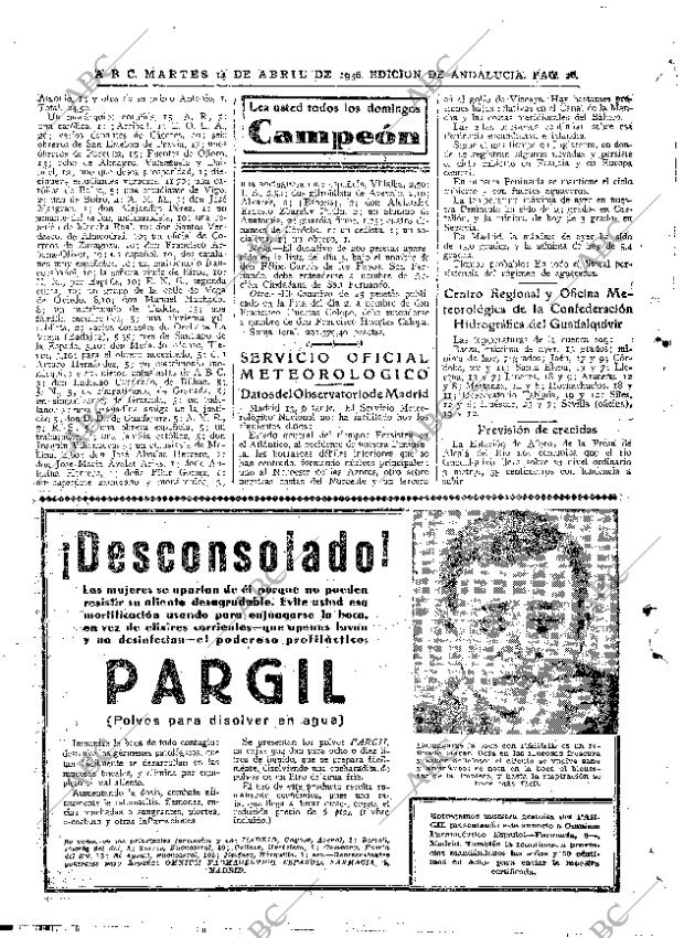 ABC SEVILLA 14-04-1936 página 20