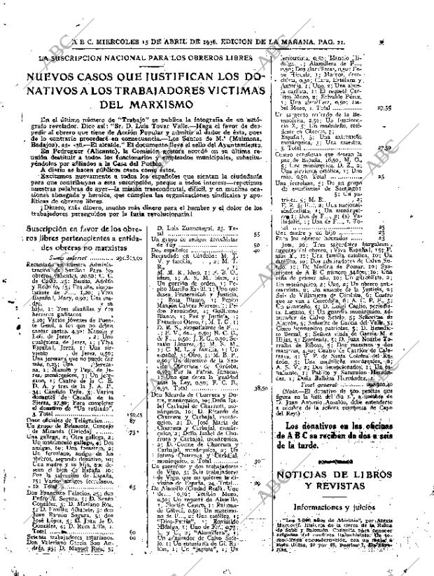 ABC MADRID 15-04-1936 página 21