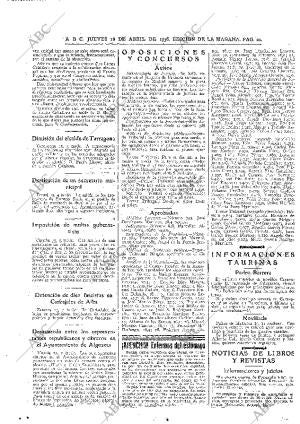 ABC MADRID 16-04-1936 página 20