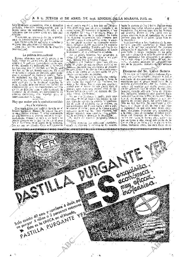 ABC MADRID 16-04-1936 página 22