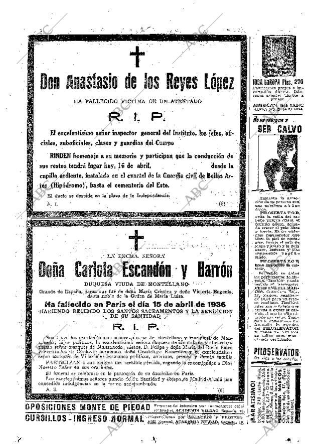 ABC MADRID 16-04-1936 página 57