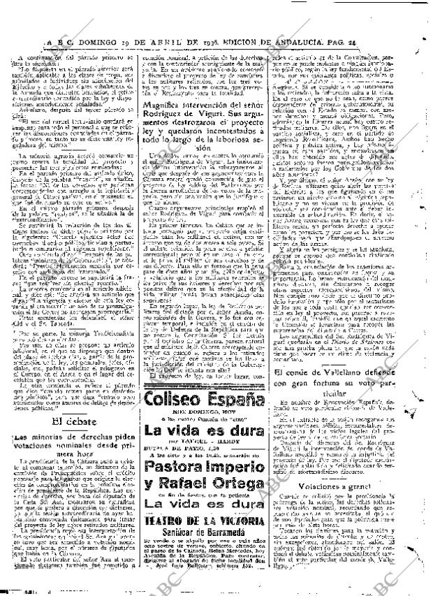 ABC SEVILLA 19-04-1936 página 20