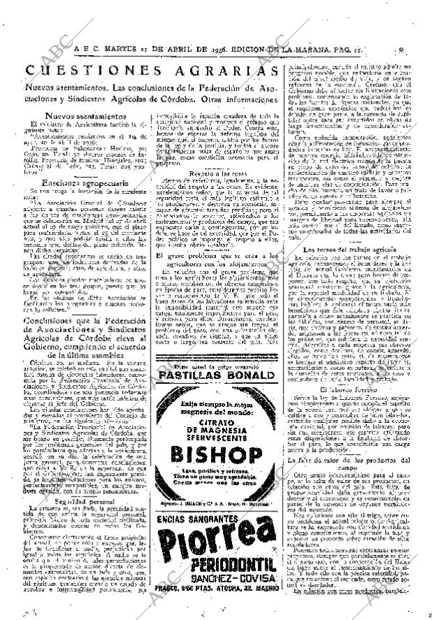 ABC MADRID 21-04-1936 página 21