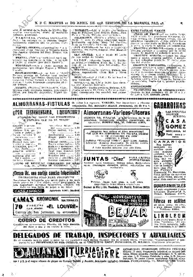 ABC MADRID 21-04-1936 página 46