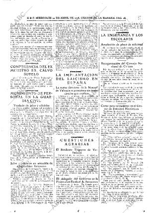 ABC MADRID 22-04-1936 página 28