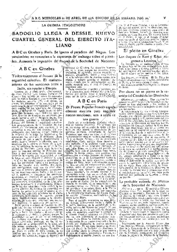 ABC MADRID 22-04-1936 página 29