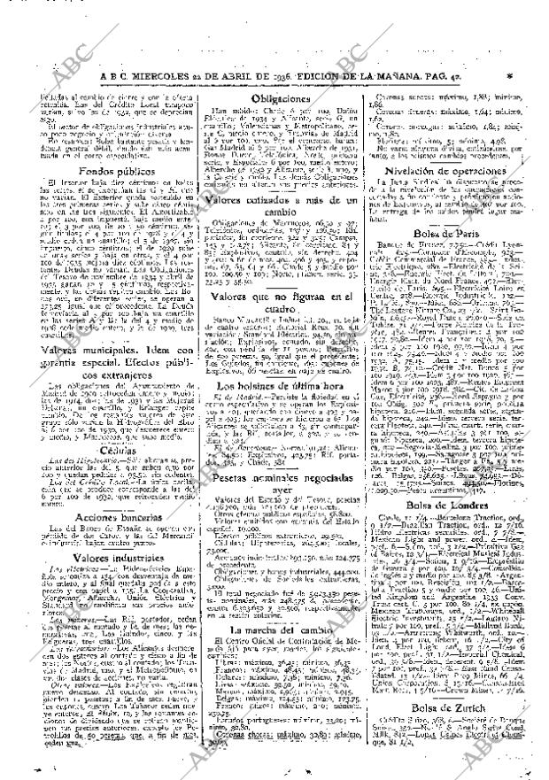 ABC MADRID 22-04-1936 página 42