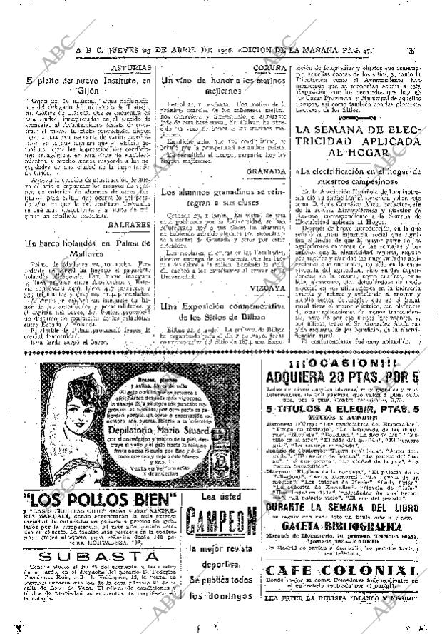 ABC MADRID 23-04-1936 página 47