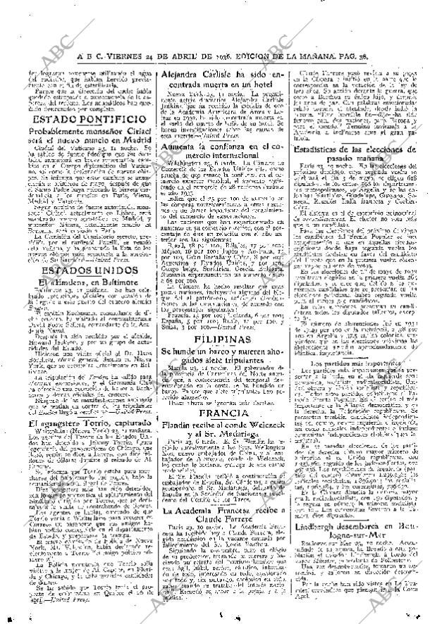 ABC MADRID 24-04-1936 página 38