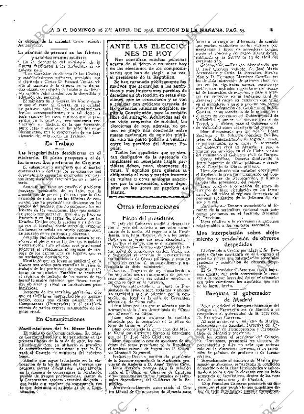ABC MADRID 26-04-1936 página 33