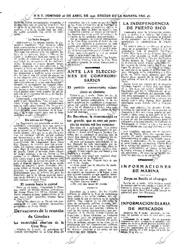 ABC MADRID 26-04-1936 página 46