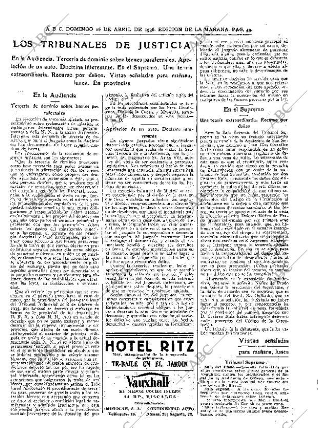 ABC MADRID 26-04-1936 página 49