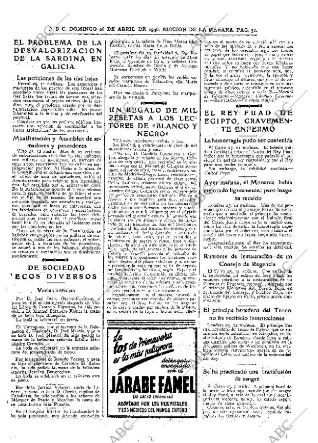 ABC MADRID 26-04-1936 página 51