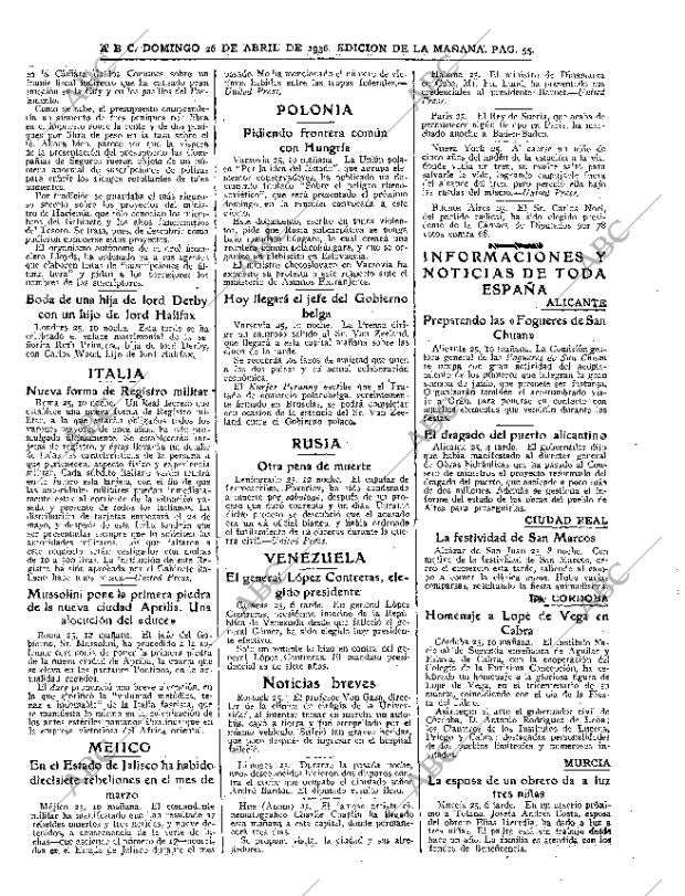 ABC MADRID 26-04-1936 página 55